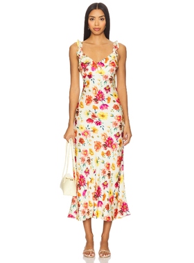 [冬季新品]ASTR the Label ZOIE 裙子 奶油色礼服裙REVOLVE小众