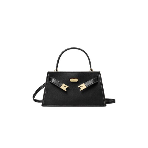 Tory Burch LEE RADZIWILL 顶部提手包 黑色 REVOLVE小众新款