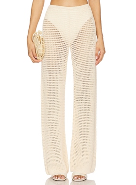 [冬季新品]DEVON WINDSOR TARA 长裤 棕黄色 美式休闲风REVOLVE