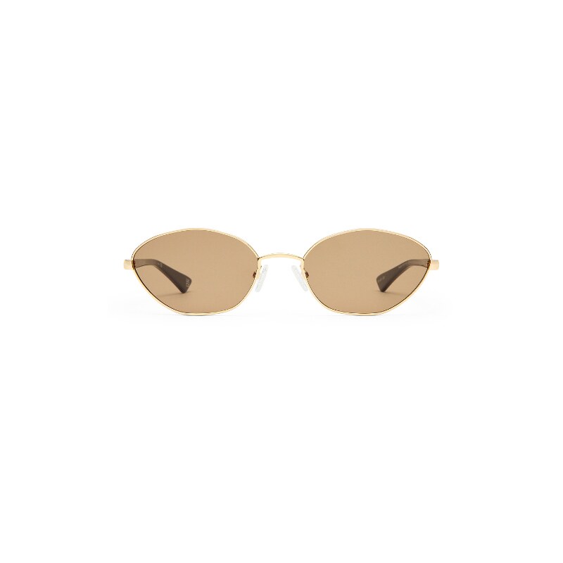 Le Specs LE BEBE 太阳镜 金属金色REVOLVE小众新款