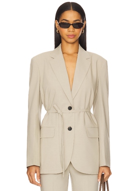 [冬季新品]EAVES 西装夹克米色老钱风简约休闲外套REVOLVE小众