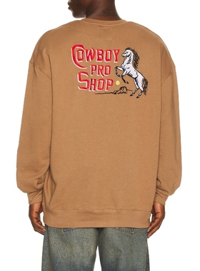 Sendero Provisions Co. COWBOY PRO SHOP 运动衫 棕色REVOLVE小
