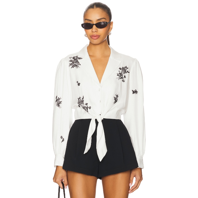 Cinq a Sept MARIN 长袖上装 象牙白REVOLVE小众新款