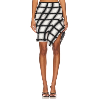 PH5 LIZZO UV REACTIVE MINI PLAID 半身裙 深灰色 REVOLVE