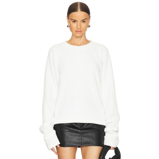 Norma Kamali 诺玛 毛衣上装 新品 卡玛丽 白色静奢风REVOLVE 冬季