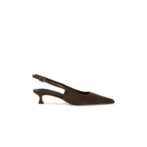 Tony Bianco CRUSH SLINGBACK 浅口高跟鞋 巧克力色 REVOLVE女鞋