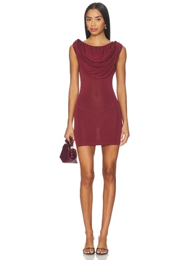 [冬季新品]Aya Muse MIST 针织连衣裙保暖橙色REVOLVE小众