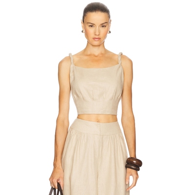 [冬季新品]Camila Coelho 上装 米色revolve小众新款