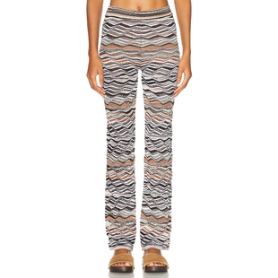 春夏新品 棕色美式 Missoni 长裤 休闲风REVOLVE小众 米索尼