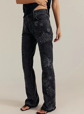 [海外直邮]Free People IRIE 阔腿 黑色 美式复古风REVOLVE小众新