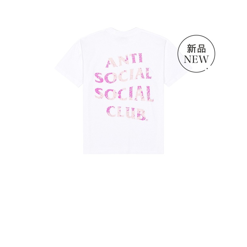 Anti Social Social Club WEATHERED T恤 白色REVOLVE小众新款