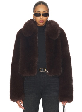 L'Academie SAVOIE 夹克 棕色 美式休闲风REVOLVE小众新款