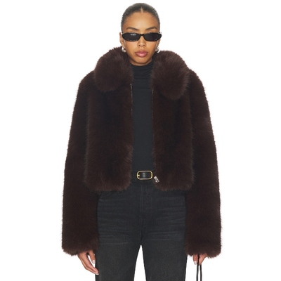 L'Academie SAVOIE 夹克 棕色 美式休闲风REVOLVE小众新款