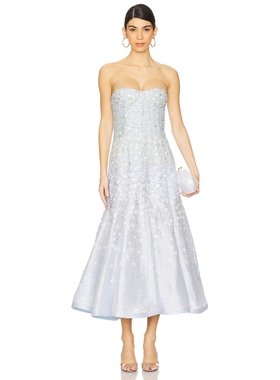 LA FUORI GOWN 长裙 Baby BlueREVOLVE小众新款