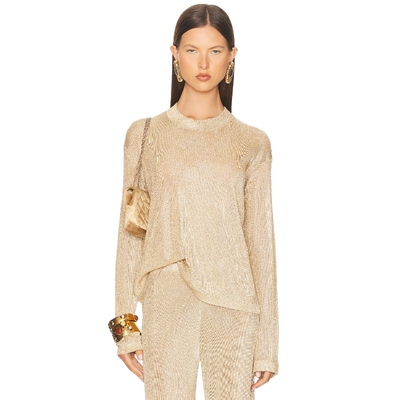 SER.O.YA HANA 上装 金属金色REVOLVE小众新款