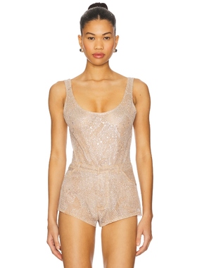 The Dolls House STARR 紧身服 中性色调REVOLVE小众新