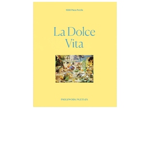 Piecework LA DOLCE VITA 1000 PIECE PUZZLE 拼图revolve时尚小