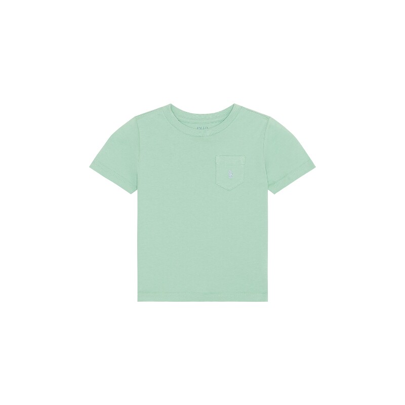 Polo Ralph Lauren浅绿上装口袋简约短袖T恤早秋新品REVOLVE - 实物图