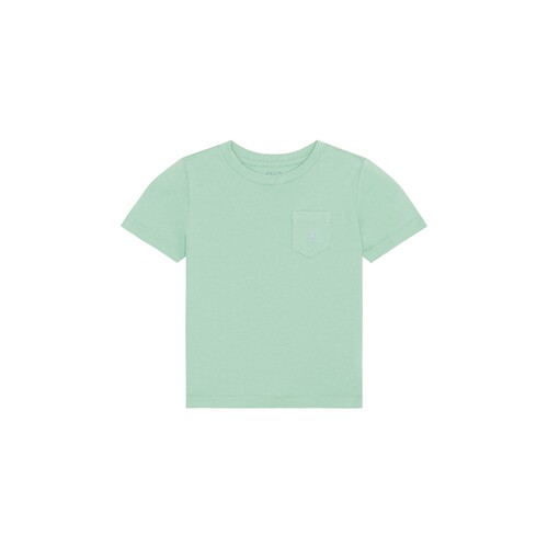 Polo Ralph Lauren浅绿上装口袋简约短袖T恤夏季新品REVOLVE
