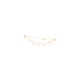 Rose REVOLVE小众新款 Double 金属金色 Anklet NAiiA