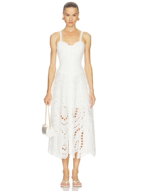 Charo Ruiz Ibiza SOLACE 裙子 revolve小众新款 白色