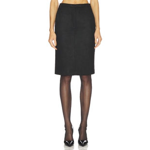 黑色REVOLVE小众新款 半身裙 PHENIX Bardot