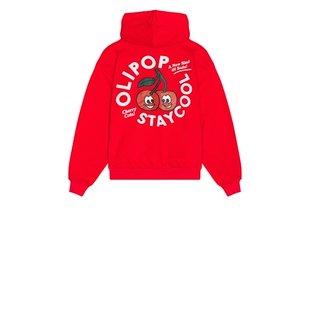 [春节穿搭]Stay Cool 连帽衫 红色 REVOLVE小众新款