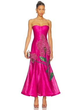 LA FUORI DRESS 裙子 粉色REVOLVE小众新款