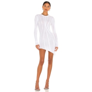 MIRO 新品 VINTAGE 裙子连衣裙REVOLVE春夏时尚 ASYMMETRIC SAMI