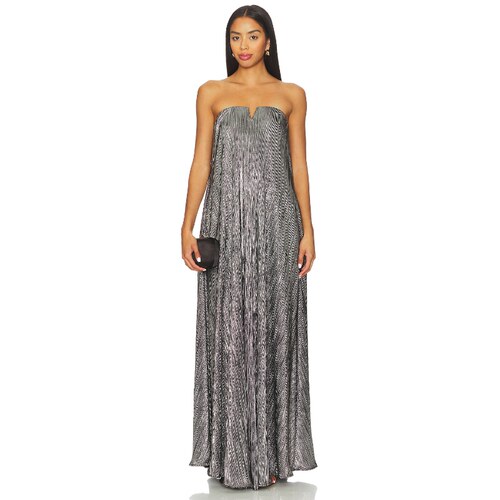 [春夏新品]Show Me Your Mumu ATHENA 长裙 金属银色REVOLVE小众