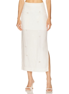 [冬季新品]Milkwhite 半身裙 白色REVOLVE小众