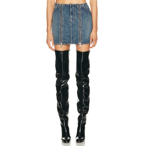 Jean Paul Gaultier 让 保罗 高缇耶 半身裙 蓝色REVOLVE小众新款