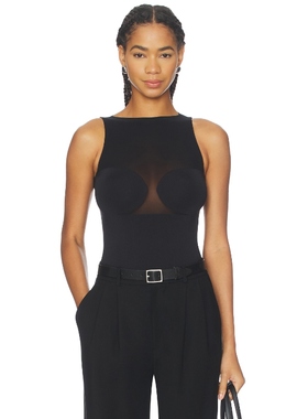 Wolford Bustier String Bodysuit 黑色 y2k辣妹风REVOLVE小众新