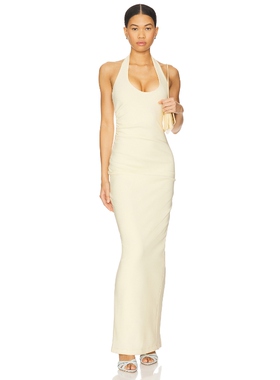 Nookie NATALIA 长裙 柠檬色REVOLVE小众新款