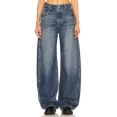 宽松阔腿裤 itslori同款 REVOLVE复古时尚 小众新款 GRLFRND 牛仔裤