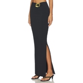 黑色REVOLVE小众新款 CIN 长款 半身裙 REVERIE HALO