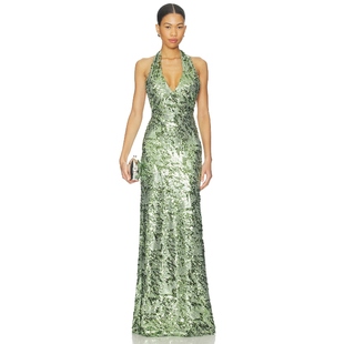 Par 薄荷色REVOLVE小众新款 Foutch 裙子 LIANA Fait