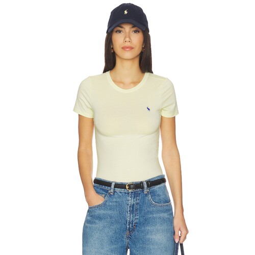 [秋冬新品]Polo Ralph Lauren Intimates米白色T恤上衣REVOLVE