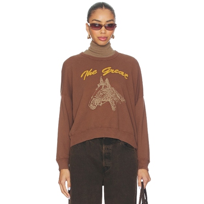 [春季新品]The Great THE TEAMMATE 毛衣 棕色REVOLVE小冬季保暖