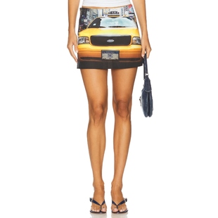 [春季新品]Tyler McGillivary CAMILLA 半身裙 黄色REVOLVE小众