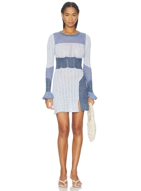 Capittana TAMARA 裙子 蓝色REVOLVE小众新款