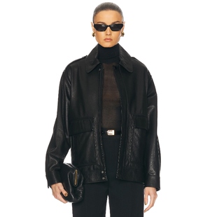 HAMMOUR 街头朋克风REVOLVE小众新款 DREY 黑色 夹克 NOUR