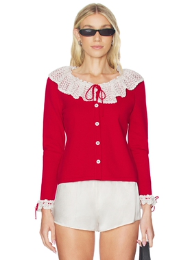 Sleeper MALENA 开衫 revolve小众新款 红色