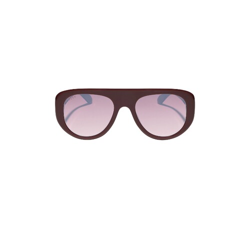DIFF EYEWEAR棕色太阳眼镜飞行员框型复古风早秋新品REVOLVE