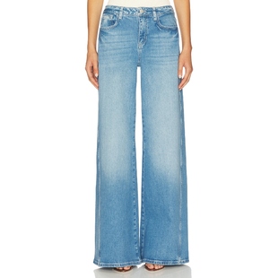 Seam ——浅色REVOLV Beau 牛仔裤 Leg Wide Rise High AGENCE