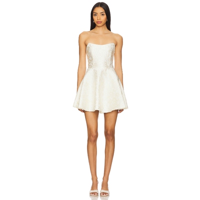 ELLIATT GALADIREL 连衣裙女夏 象牙白礼服裙REVOLVE小众新款