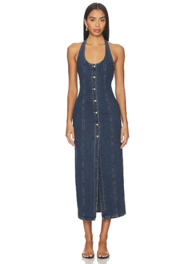 [冬季新品]LIONESS KENNY MAXI 裙子 蓝色 性感风REVOLVE小众