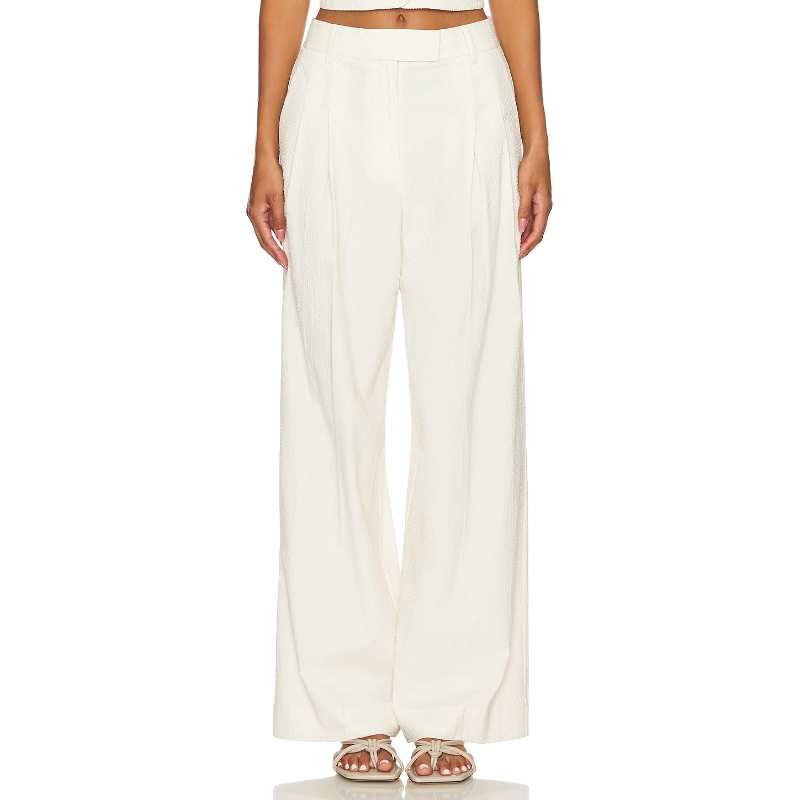 [冬季新品] By Malene Birger 长裤白色美式休闲风REVOLVE