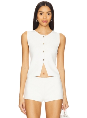 ALL THE WAYS ECHO 上装 白色 y2k辣妹风REVOLVE小众新款