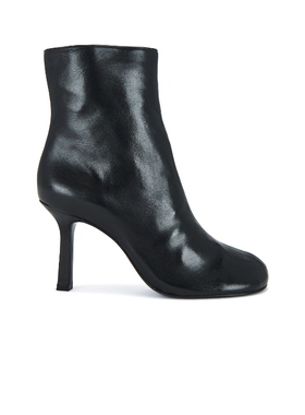 [春季新品]Schutz BRIELLE复古风黑色皮革短靴REVOLVE